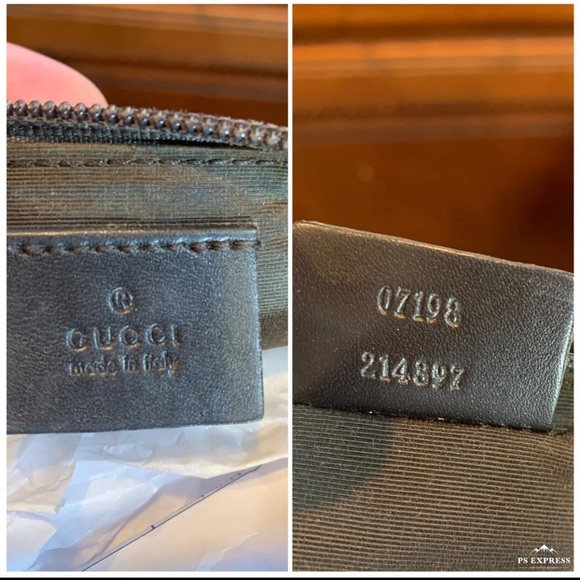 -❌SOLD❌✳️AUTH GUCCI ICONIC PRINT TAB POCHETTE EUC - Picture 14 of 14